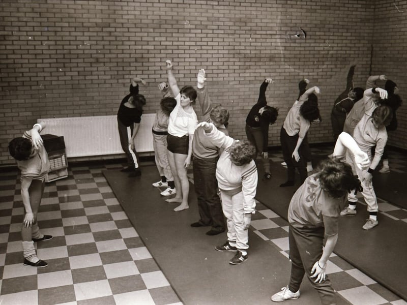 Brooke Park Ladies Keep Fit class.