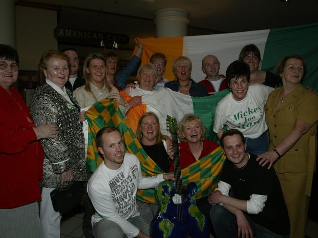 Donegal man Mickey Joe Harte competes in the Eurovision Song Contest in Riga with the song 'We've Got the World'
