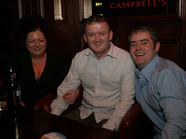 Enjoying a pint in Derry bars 20 years ago in 2003
