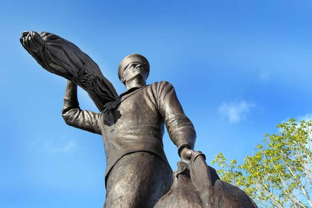 The 'International Sailor' statue at Ebrington.