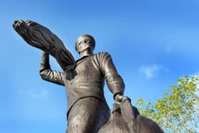 The 'International Sailor' statue at Ebrington.