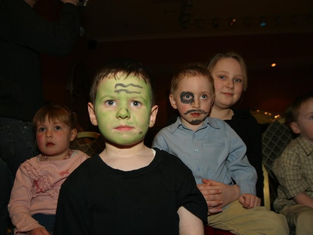 Party celebrations back in 2004: Ceri Laoi Hawes.