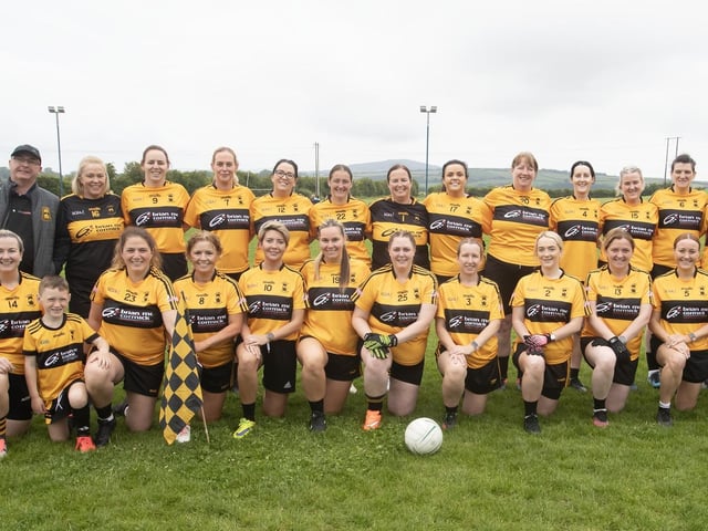 The St. Eunan's, Letterkenny Ladies pictured before Saturday's Ulster Ladies Blitz at Beart GAC.