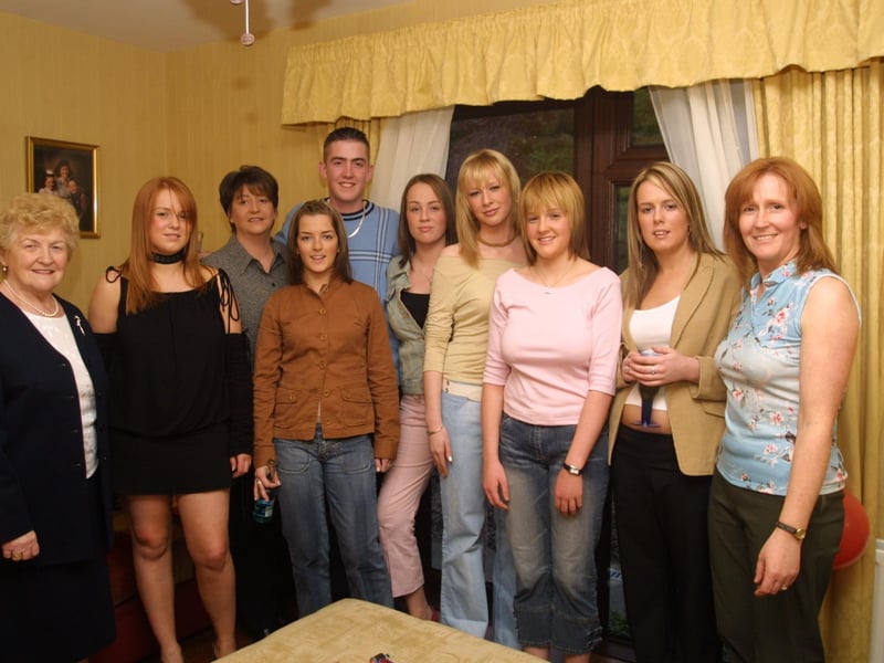 Jean Branagan (granny), Rachel McGarvey, Lynda Dickson, Eimear Logue Conor McLaughlin, Louise McGlinchey, Erin McDowell, Sarah Jane McLaughlin, Terri Moran, and Margaret McLaren.