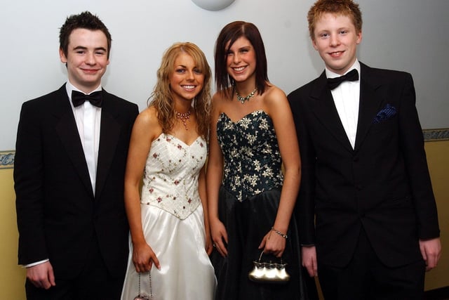 Students and their guests pictured at the St Columb's College formal back in November 2004.
