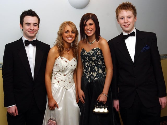 Students and their guests pictured at the St Columb's College formal back in November 2004.