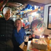 Cousins Kate, Sean and Breda who celebrated their 60th birthday together recently.