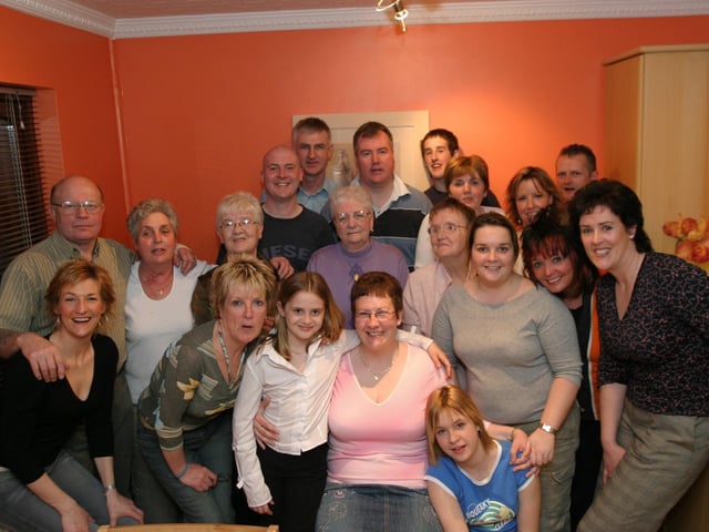 Party celebrations back in April 2004.