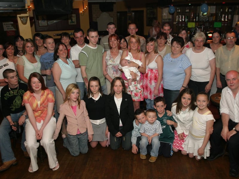 Ben Maguire's Christening with family.