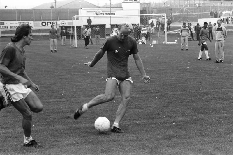 Mats Magnussen during training at the Brandywell