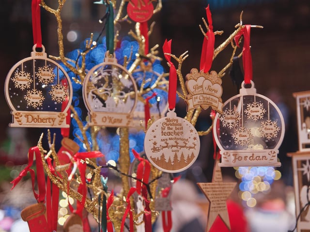 One of the stalls at the Christmas Guildhall Craft Fair at the weekend.