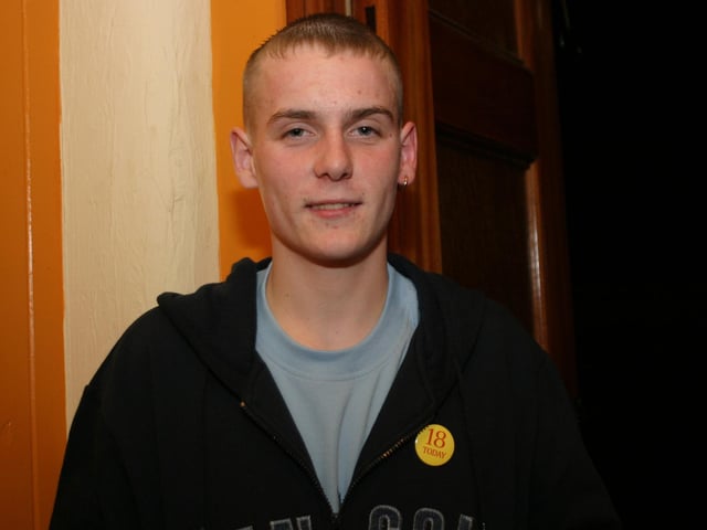 Pictures of Derry people partying in November 2003