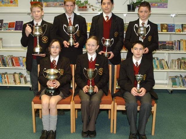 Coláiste Bhríde / St Brigid's College prizegiving in 2003