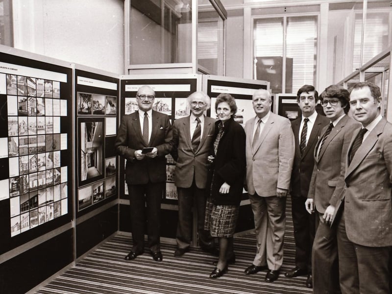Opening of Ulster Architectural Exhibition by David Whyte at Northern Bank.
