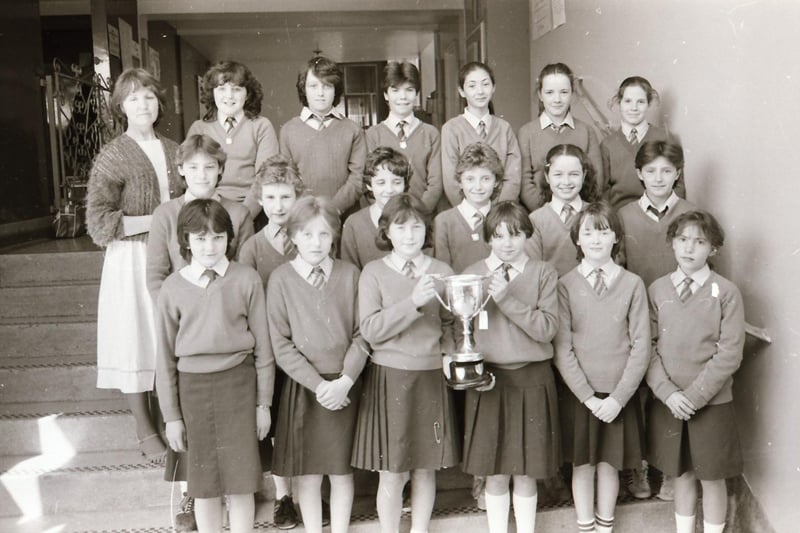 Winners and participants at Feis Dhoire Cholmcille back in 1984.