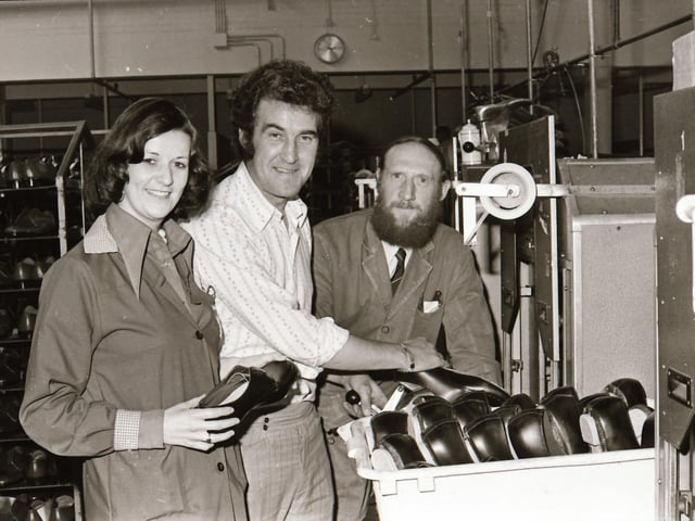 Pictured are staff at the BSC Shoe Factory in Derry back in 1974.