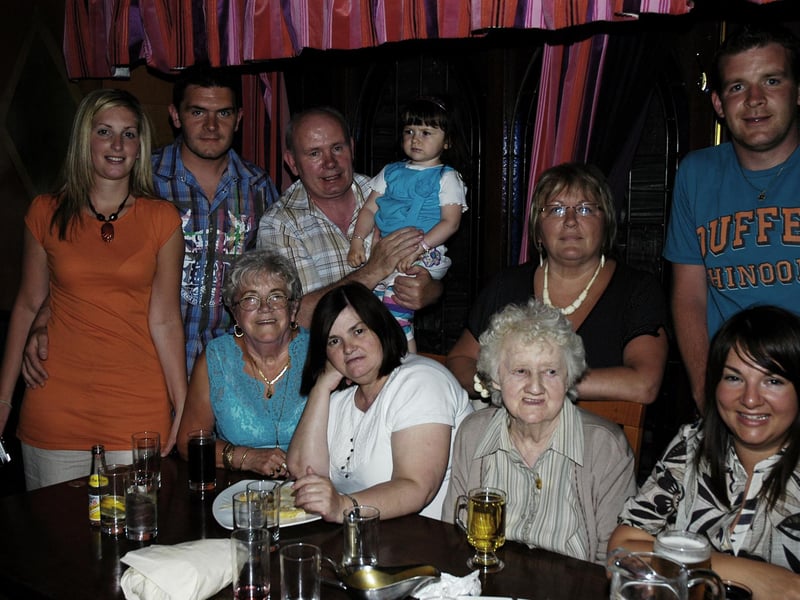 All of Keith`s family and friends enjoying the party.