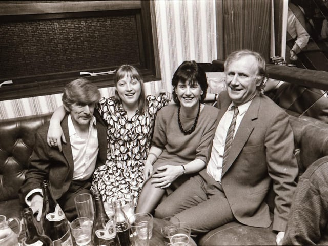Group socialising back in 1985.