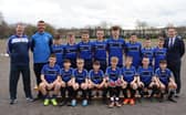 ​St Columb's College U12 team who will face Killicomaine, in the U12 N.I. Cup final this morning. Absent from picture are Xavier Prigent, Kevin McFeely, Lennon Bradley and Ryan Wilson