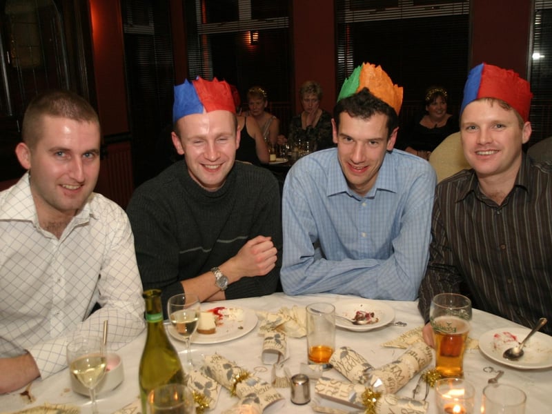 Christmas parties in Derry in December 2003.