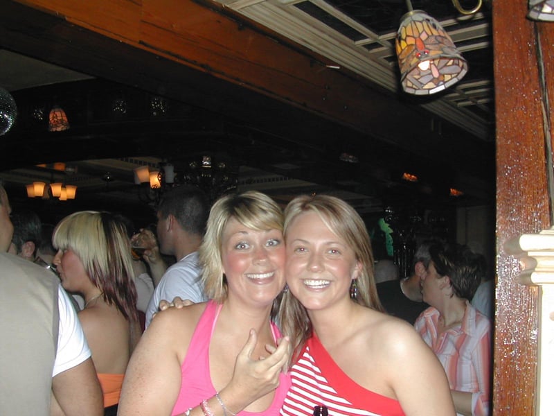 Heather McGee and Joanne Doherty all smiles in CafeRoc