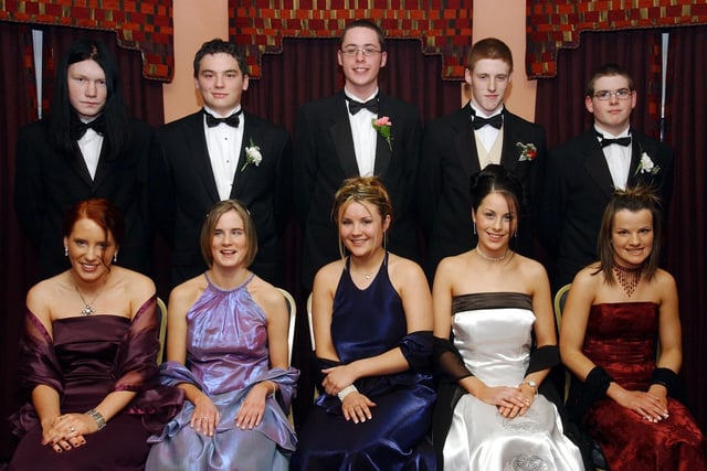 Front, from left, are Gemma Herrity, Jennifer McLaughlin, Jade O'Neill, Doreen McGee and Kelly Ann Gallivan. Back, from left, are Kevin McFadden, Dermot O'Donnell, Sean Gallanagh, Gerard Smith and Paul Ferguson. (1401C08)