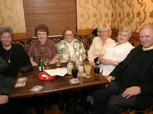 Pictures of Derry people partying in November 2003