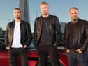 New reports say Freddie Flintoff has quit Top Gear. Pictured: Freddie with Paddy McGuinness and Chris Harris.