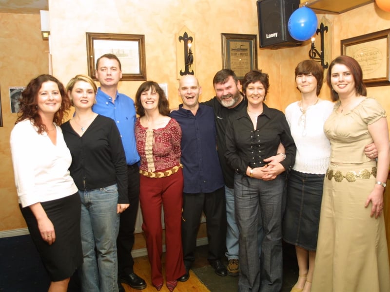 Annette Cook, Marine Nicholas, Jim Nicholas, Sandra Coyle, Terence Nicholas, Michael Nicholas, Susan Ferris, Patricia Duffy, Caroline McDermott.