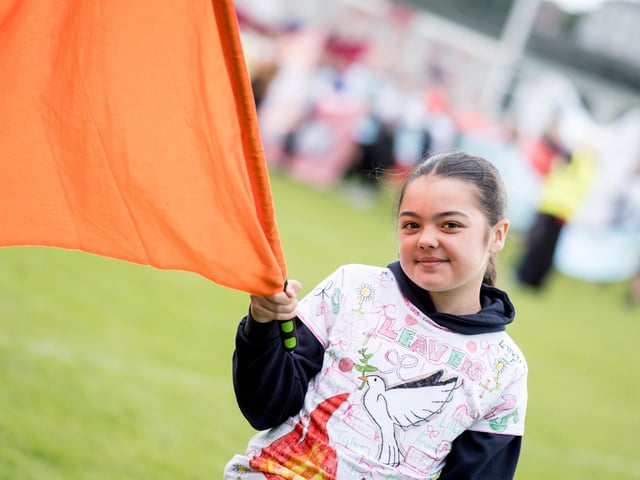 Participants at the Derry Diocese Fan The Flame annual Mass 2025 in Celtic Park.