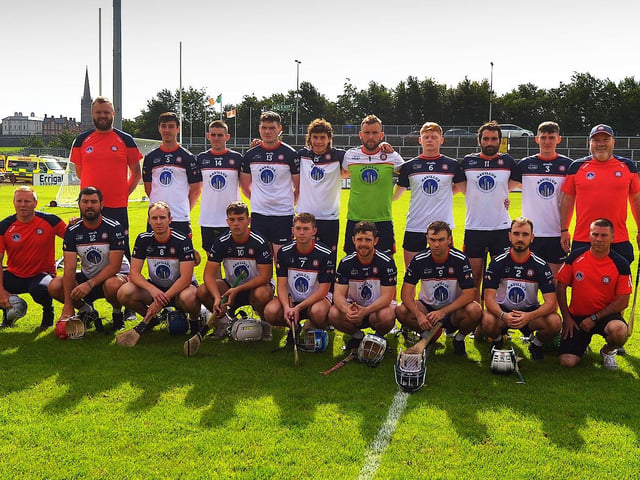 The New York that defeated Pearse Og San Francisco in the GAA World Games Hurling International final in Celtic Park on Friday morning. Photo: George Sweeney. DER2330GS - 196