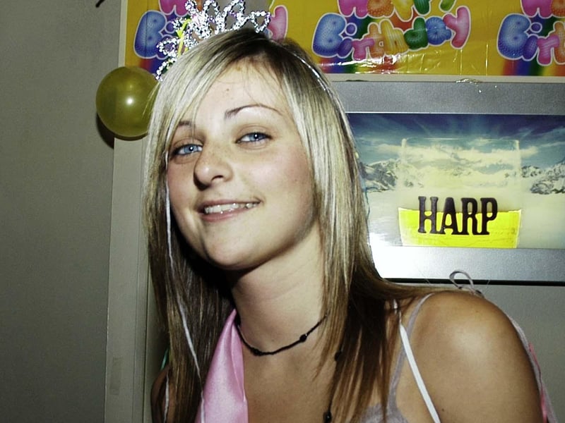 Lucinda Doran pictured celebrating her 21st birthday. : .