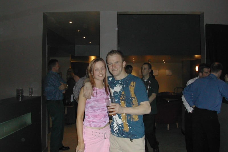 Melissa Cooper and Martin McGuinness in Sugar nightclub.