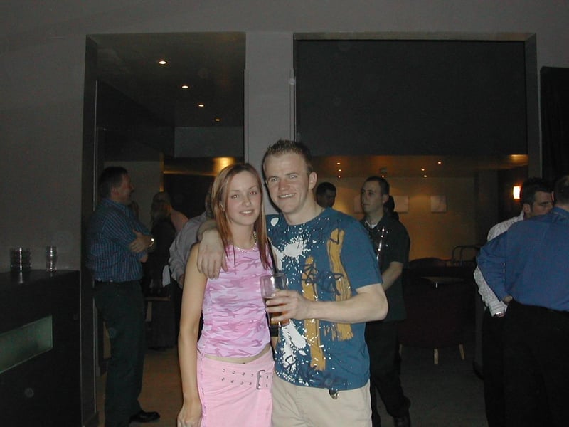 Melissa Cooper and Martin McGuinness in Sugar nightclub.