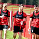 Ciaron Harkin, Danny Mullen and Pat Hoban will all be vying for a starting berth against Drogheda. Photo by Kevin Morrison.