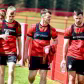 Ciaron Harkin, Danny Mullen and Pat Hoban will all be vying for a starting berth against Drogheda. Photo by Kevin Morrison.