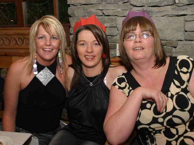 Christmas parties in Derry in December 2003.