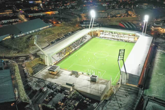 The Faroe Islands national stadium, Tórsvøllur where Derry City will take on HB Torshavn on Thursday night. Photograph by Hans Erik Danielsen