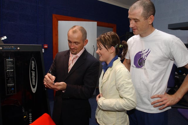 Barry McGuigan at The Gym in Carndonagh in November 2004.