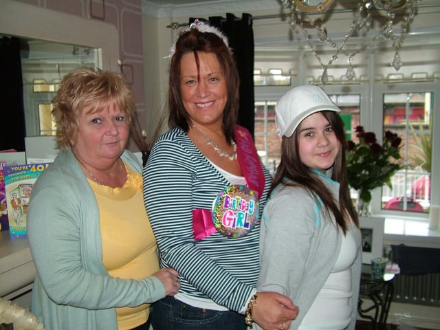 DSCF5417
Ann pictured with Margaret Moore and Zoe Moore before they headed off to the Gran Canaries on holidays for the week! : Parties and celebrations March 2006: Ann Melly.