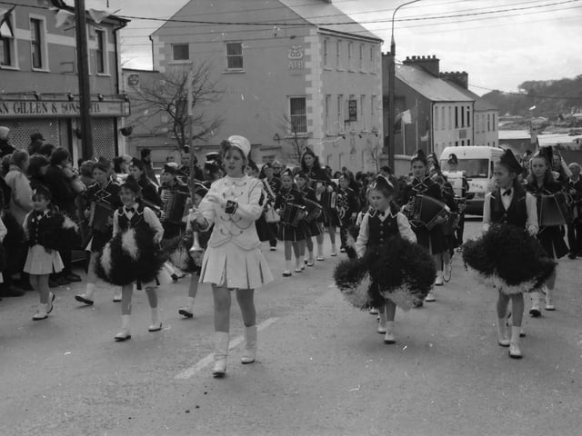 The St. Patrick's Day parade in Moville in 1998.