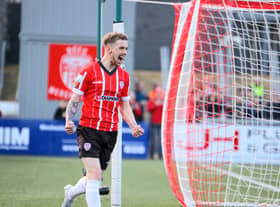 Derry City striker Jamie McGonigle is delighted to back scoring goals.