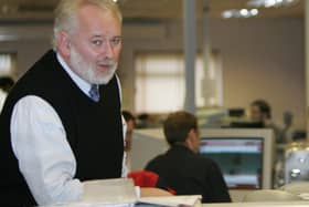 Pat McArt, former Editor in Chief, of the Derry Journal group. (1104JB01)