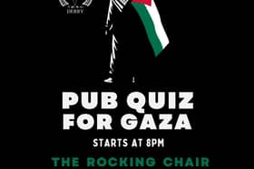 A fund-raising pub quiz for Gaza will take place in the Rocking Chair bar in Derry on Saturday.