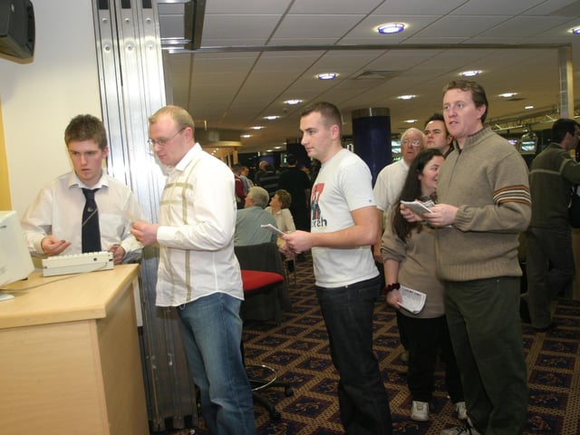A night at the Lifford Races back in January 2004.