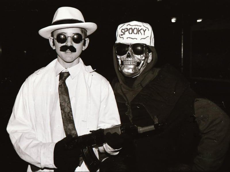 Derry folks dressed up for Halloween night, back in October 1994.