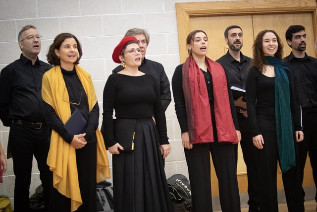 The City of Derry International Choral Festival visited Creggan on Friday morning.