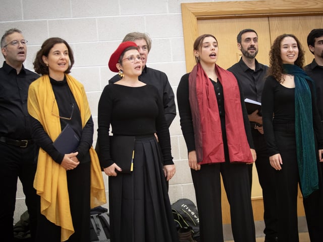 The City of Derry International Choral Festival visited Creggan on Friday morning.