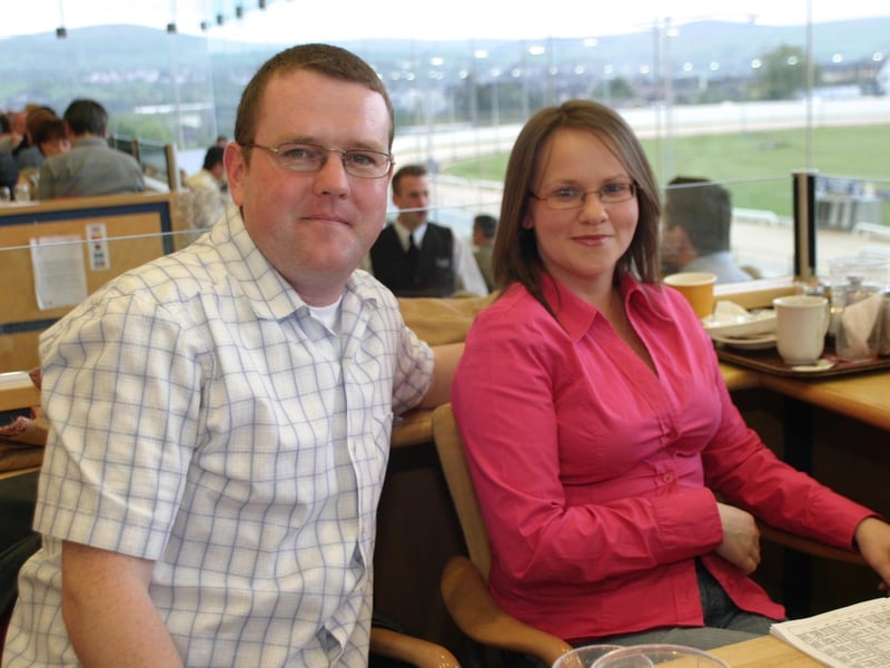 Enjoying the Lifford Races in 2004.