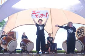 Ibuki Taiko Performing Big Little Taiko.